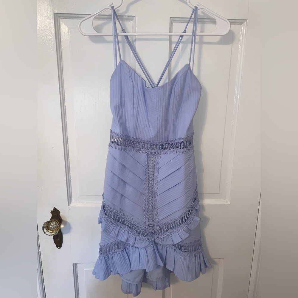 Hello molly blue mini dress
